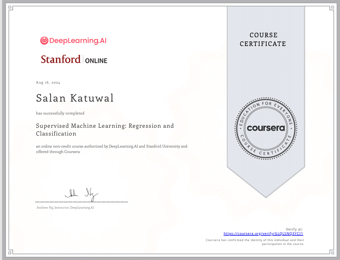 Certificate 1