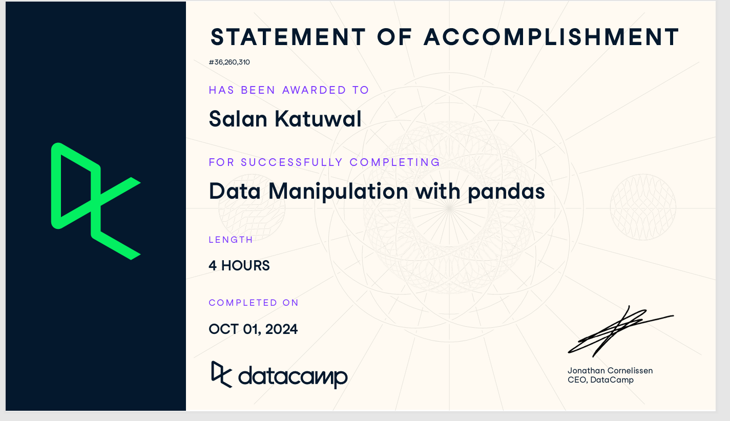 Certificate 10